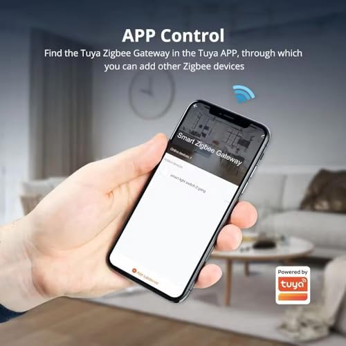 BENEXMART T1 Zigbee Hub, Wired Ethernet Gateway with External Antenna