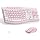 Wireless Keyboard and Mouse Combo Silent Ergonomic Curved Design for Office