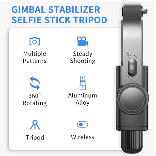 Gimbal Stabilizer for Smartphone ，with Retractable S | Phone Accessori - Image 3