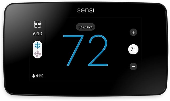 Sensi Touch 2 Smart Thermostat Wi-Fi, Alexa, Energy Star Certified, ST76