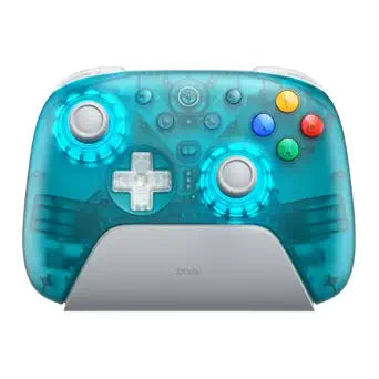 8Bitdo Ultimate 2 Wireless Controller for PC,Apple/Steam/Android,Clear Blue