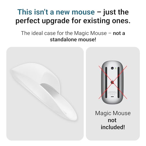 Magic Mouse Case for Better Hand Position | Better Magic Mouse Grip for More Control | Ergonomic Support | iMac Accessory | Works with Any Version