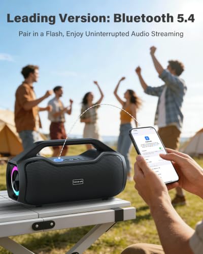 Portable Bluetooth Speaker Wireless 200W Peak Loud S - Image 7