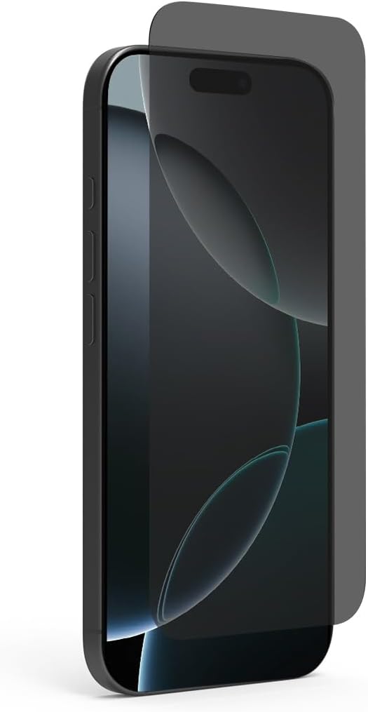 PureGear 2-Way Privacy Tempered Glass Screen Protector Compatible w/ Apple iPhone 16 Pro Max (2024) 6.9", Full Edge-to-Edge Coverage, Self Alignment Installation Tray, Touch Sensitive, Case Friendly, Anti-Fingerprint Coating, Lifetime Replacement, Prot...