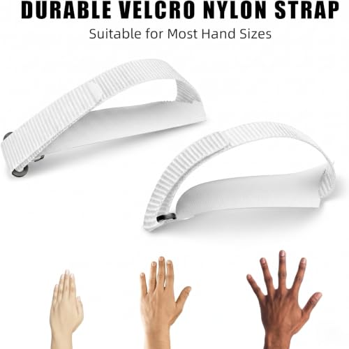 APEXINNO Controller Grips for Meta Quest 3/Quest 3S-Non-Slip Handle Covers with Adjustable Soft Hand Straps, Secure Fit for Small & Medium Hands, Not Compatible with Official Charging Dock