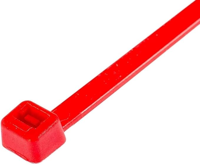GTSE 14 Inch Red Heavy Duty Zip Ties, 1,000 Bulk Pack, 120lb Strength, UV Resistant Nylon Cable Ties, Self-Locking 14" Tie Wraps