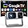 HAPPRUN 2500 ANSI Outdoor Projector with Official Google TV, 4K Decoding