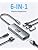 Bemkiru Aluminum Alloy 6-in-1 Switch 2 Portable Dock with 1000M Ethernet