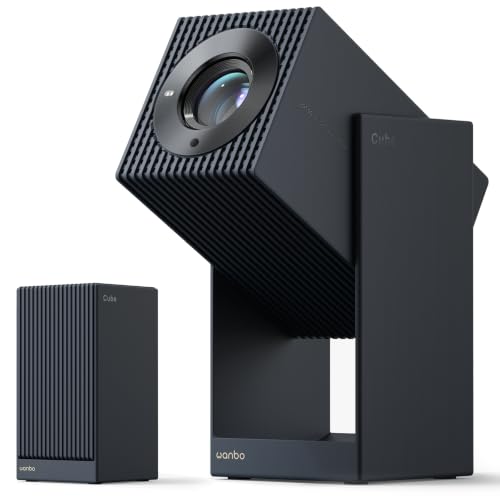 Wanbo Cube 2S Smart Projector Officially-Licensed APPs & Live TV & Dolby
