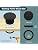 TOPGREENER Desktop Power Grommet with 65W PD Fast Charging USB C, GaN Desk Grommet for MacBook, 2 USB-A Ports and Duplex Receptacles, 3” Diameter Power Grommet, TTRP48APD60-BK, Black