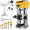 Cordless Compact Router Compatible with Dewalt 20V Battery(Bare Tool)