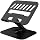 Metal Tablet Stand Holder Adjustable for iPad Kindle Tab, Black