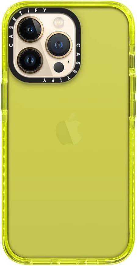 CASETiFY Impact iPhone 13 Pro Case [6.6ft Drop Protection] - Neon Yellow