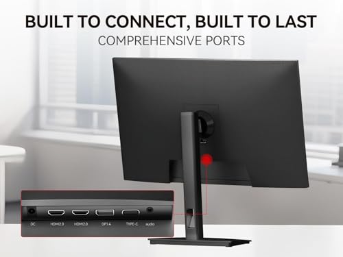CUNPU 24" 4K UHD USB-C Pro Vertical Monitor 100% DCI-P3 for Laptop & Mac