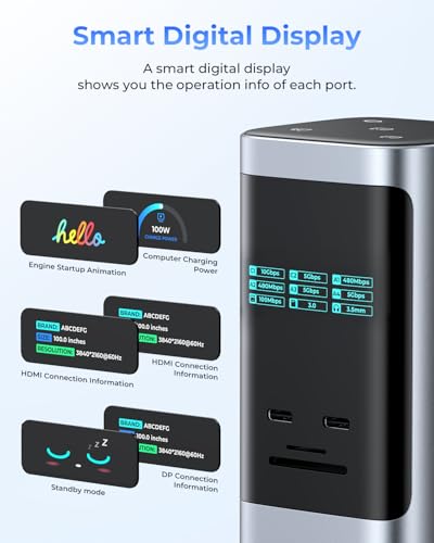 RayCue 15 in 1 Laptop Docking Station 3 Monitors, Tr | Computer Access - Image 5