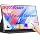 ZSCMALLS 15.6'' 1080P 60HZ Touch Portable Monitor for Laptop, 1920P×1080P Touch Screen with HDR, 100% sRGB 1000:1, Ultra Slim & Eye Care,Travel Monitor External for Laptop, Mac, PC, PS5, Xbox