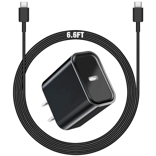 30W USB C Fast Charger Cable Fit for Motorola Razr/Razr+ Plus/Razr Ultra 2025/2026, Moto G/G Play/G Power/G Stylus 2022-2026, Edge 2021-2026 Phone Type C Power Adapter Charging Cord (6.6Ft/Black)