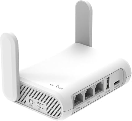 GL.iNet GL-SFT1200 Opal Travel Router, AC1200 Dual-Band Wi-Fi