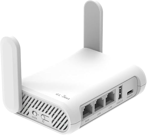 GL.iNet GL-SFT1200 Opal Travel Router, AC1200 Dual-Band Wi-Fi