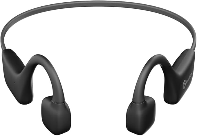 Bone Conduction Sports Headphones – Open-Ear Bluetooth 5.3 Wireless Earphones, Lightweight & Sweatproof, IPX5 Waterproof Headset for Running, Cycling & Hiking