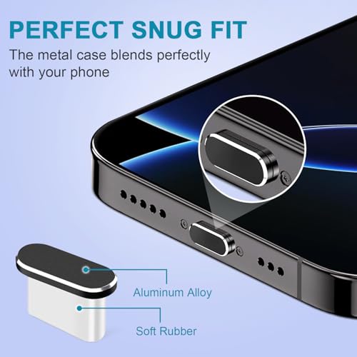 USB C Dust Plug, 4 Pack USB C Port Cover, Type C Cha | Charging & Powe - Image 5