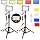 Unicucp 2 Pack LED Video Light, Photography Lighting Kit, 2400-6800K Dimmable Studio Light 97 CRI with Tripod Stand/Color Filters for YouTube/Stream Zoom Call/Vlogging/Video Conference Lighting