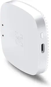 Smart Human Presence Sensor - 24GHz mmWave Radar Micro-Movement Detection, 0-2000 Lux Light Sensor, Home Assistant Compatible, Tuya Zigbee 3.0 Hub Required