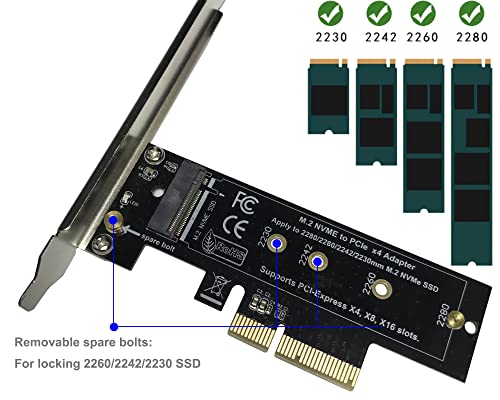 M.2 NVME to PCIe 3.0/4.0 x4 Adapter