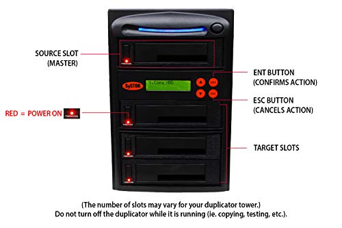 Systor 1:1 HDD/SSD Hard Drive Duplicator/Eraser - 5.4GB/Min - SYS101HS-DP