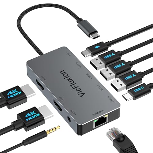 Docking Station Dual Monitor, USB C Hub Multiple Por | Computer Access - Image 2