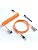 GUNMJO Pro Custom Premium Coiled USB C Cable for Gaming Keyboard, Double-Sleeved Mechanical Keyboard Cable with Detachable Metal Aviator, 1.5M USB-C to USB-A, Brilliant Orange Color - Image 7