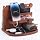 Krismax Wood Phone Docking Station for Men,Husband,Dad-Nightstand&Desk Organizer-Anniversary from Wife-Key Watch&Essentials