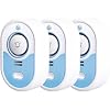 LSENTLY Water Leak Detector Alarm 3 Pack, Water Sensor Alarm with 100dB Siren&Flashing LED, 5-Year Standby Battery&Low Battery Alert, IP66 Waterproof Flood Sensor for Home, Basement, Washer, Sink