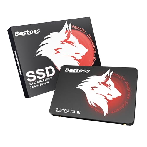 Bestoss 128GB SSD - 2.5" SATA III 6Gb/s Internal Solid Drive, Up to 550MB/s