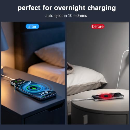 2Pcs Auto Disconnect Charger Protector,Auto Shut Off Phone Charger