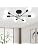 CANMEIJIA Modern Sputnik Chandelier, 6-Lights Ceiling Light Fixture Black