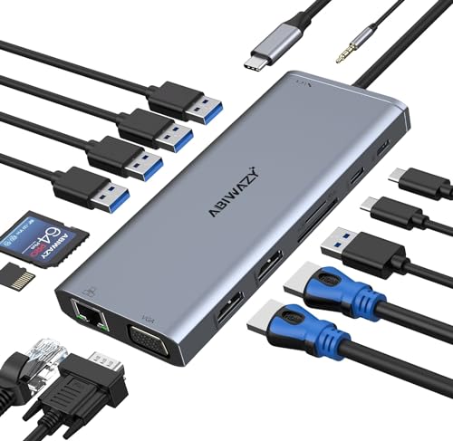 USB C Docking Station Dual Monitor Triple Display US | USB Hubs - Image 2