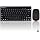 Perixx PERIDUO-712B Wireless Mini Keyboard and Mouse Set, Black, US English Layout
