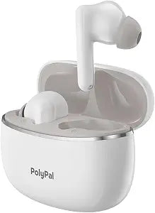 Polypal P1 AI Translation Earbuds Real Time,138 Languages 7-in-1 Translator Earbuds, Audifonos Traductores Inglés Español,Speech & Video Translator Bluetooth for Business,Travel,Learning Warm White