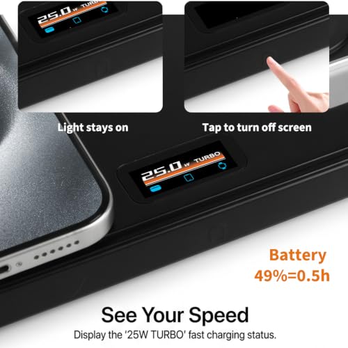 MONASAY 25W 3-in-1 Wireless Charging Station for App | Wireless Charge - Image 3
