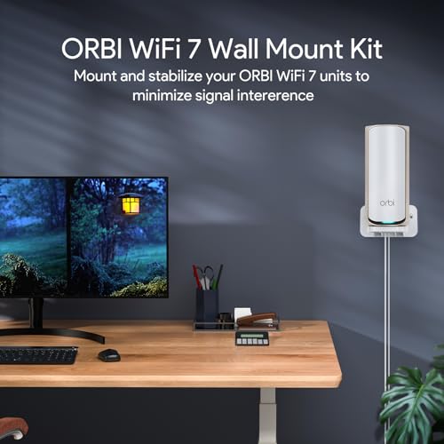 Wall Mount Holder for Netgear Orbi WiFi 7 Router, 2-Pack