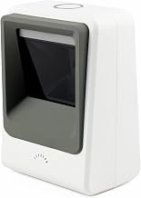 ALACRIX SD51 Handsfree Omnidirectional Desktop Barcode Scanner with USB Cable, 1D 2D QR Image Sensing, Plug and Play Barcode Reader for Warehouse Supermarket Retail Store, White - Image 1