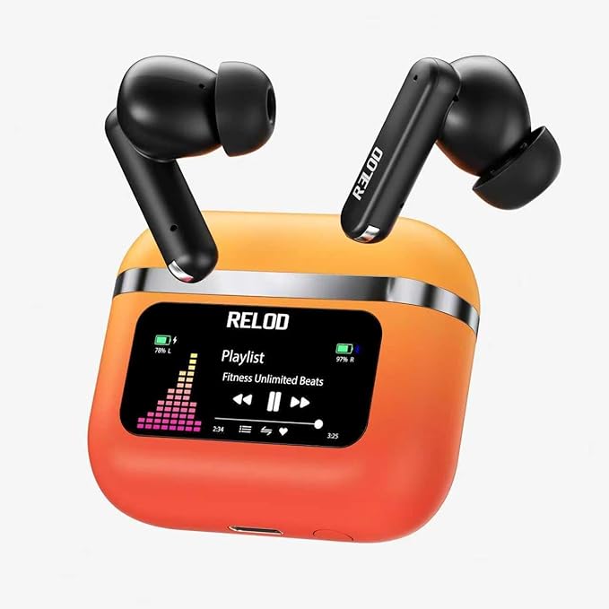 Touchbuds (2025 Edition) – True Wireless Earbuds with MP3 Player, ANC 32dB, AI-ENC Quad Mics, 40H Playtime, Bluetooth 5.4, Touch Controls, Sleep Mode & Find My Buds – Ultimate Sound & Comfort