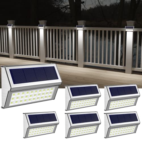 Solar Deck Lights 6-Pack — Cool White Steps Lighting - Image 2
