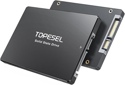 TOPESEL 1TB SATA III 2.5" Internal Solid State Drive 3D NAND TLC Flash 2.5" SSD for Laptop & Desktop PC Upgrade