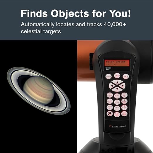 Celestron NexStar 8SE Computerized Telescope – 8-Inch Schmidt-Cassegrain Optical Tube – Fully Automated GoTo Mount with SkyAlign – Ideal for Beginners and Advanced Users – 40,000+ Object Database