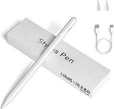 Stylus Pens for Touch Screens, Universal Fine Point iPad Pencil (White)