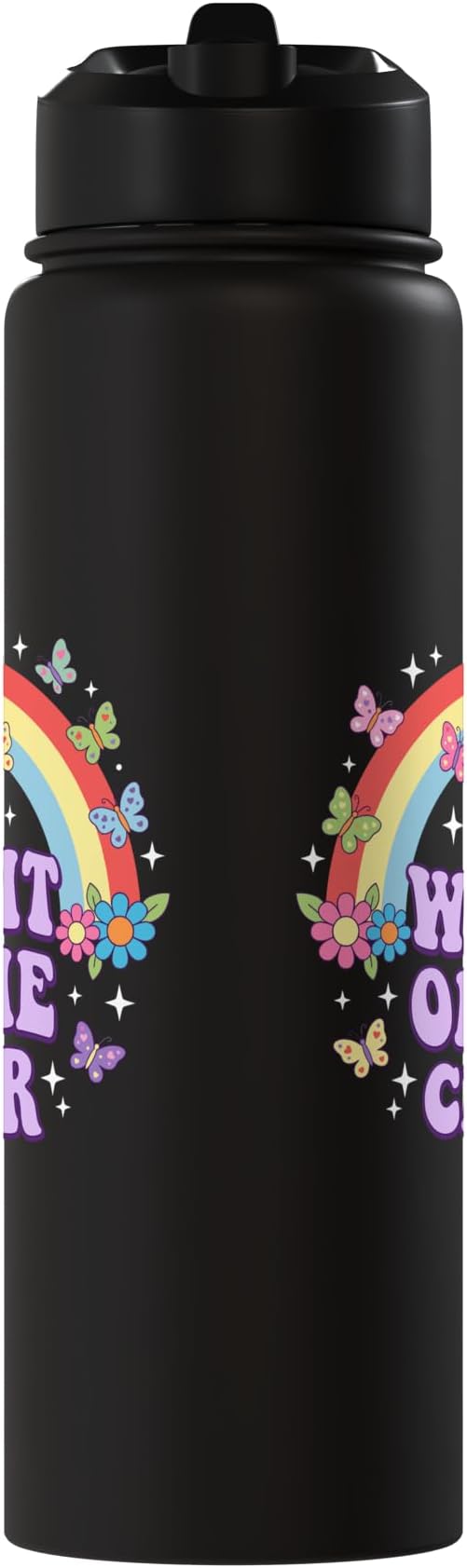Rainbow Stainless Steel Insulated Water Bottle