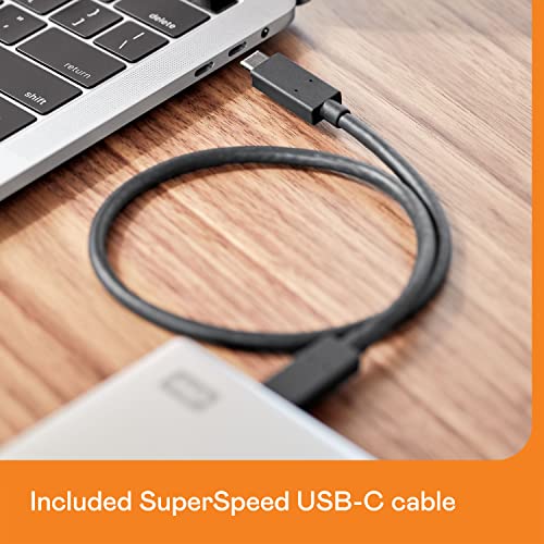 WD 2TB My Passport Ultra for Mac Silver, Portable Hard Drive, includes backup software with defense against ransomware, and password protection, USB-C and USB 3.1 compatible - WDBKYJ0020BSL-WESN