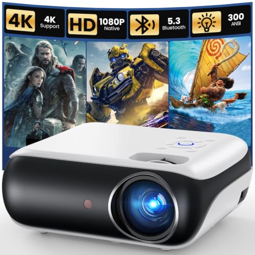 HAPPRUN Native 1080P Bluetooth Projector - Standard